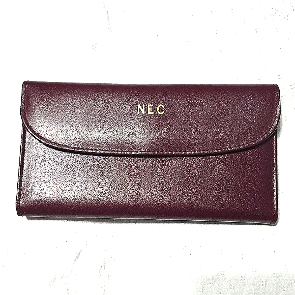 Lilian Vernon Leather Women's Burgundy Wallet